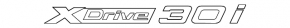 Emblem inscription XDrive 30i trunk door BMW X3 G01 19-22