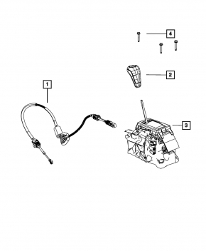 Automatic transmission shifter Dodge Durango 11-13 6 st