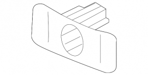 Front bumper parking sensor bracket VW Beetle 16-19