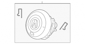 Steering wheel airbag for the driver's side of the Acura MDX 2021-2025