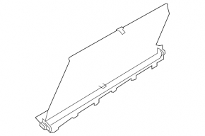 Rear right sunshade curtain Kia Sorento 14-15