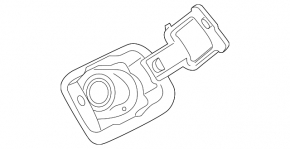 Fuel filler door housing for the Audi Q3 83A 19-25
