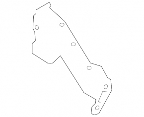 Front left wing bracket Audi A5 F5 17-