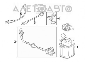 Carbon Canister Absorber Naked Buick Encore 13-19