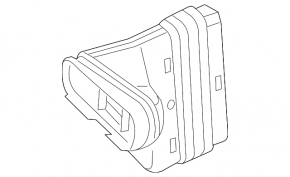 Air duct from the air intake Mercedes W212 10-16