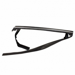 Upper rear right door molding for Ford Edge 15-24 chrome with glass seal
