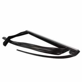 Upper rear right door molding for Ford Edge 15-24 chrome with glass seal