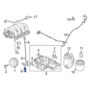 Ford Edge Oil Pressure Solenoid Valve 19- 2.0T