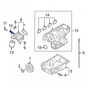 Ford Edge Oil Pressure Solenoid Valve 19- 2.0T