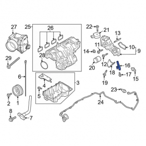 Ford Edge Oil Pressure Solenoid Valve 19- 2.0T