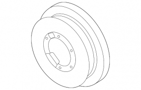BMW X5 G05 19-23 3.0T B58B30C 48V Crankshaft Pulley