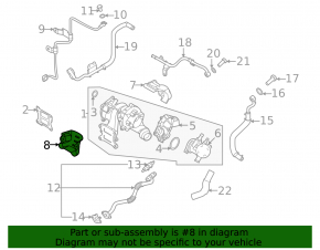 Lower exhaust manifold guard for Kia Sorento 21-25 HEV, PHEV