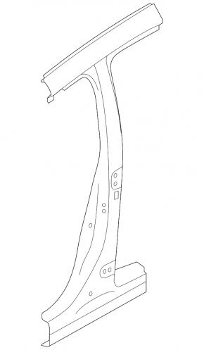 Body pillar central right Subaru Forester 19-24 SK sawed off, butt