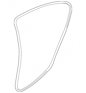 Door seal rear left BMW 5 F10 11-16