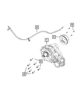 Jeep Grand Cherokee WK2 16-19 Transfer Case Damper
