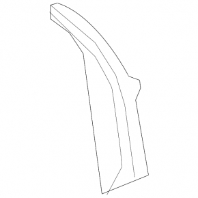 Front bumper grille right Toyota Prius V 15-17 rest