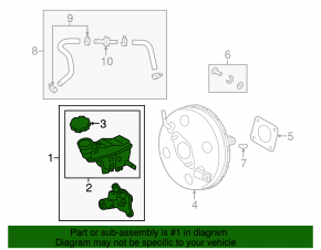 Brake Master Cylinder with Reservoir Hyundai Veloster 12-17