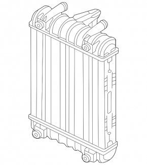 Additional water cooling radiator for Volkswagen Arteon 22-23