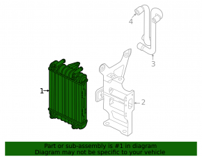Additional water cooling radiator for Volkswagen Arteon 22-23