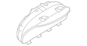 Instrument cluster BMW X3 F25 11-17