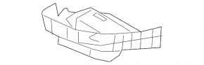 Left trunk box ES250 ES300h ES350 19-26