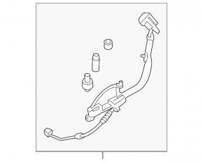 Air conditioner tube heater-condenser BMW F30 17-18 B46