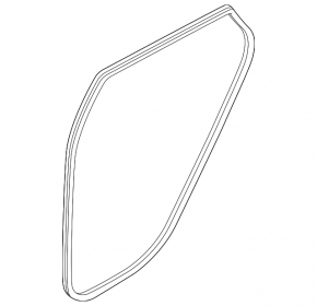Door seal rear left Hyundai Kona 18-23