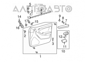 Mirror Control Toyota Avalon 05-12