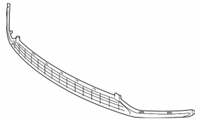 Lower grille of the front bumper Kia Forte 4d 14-16 prerest