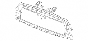 Fastening of radiator grill grill Audi Q3 8U 16-18