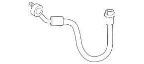 Rear left brake hose for Toyota Rav4 13-18