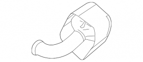 Exhaust Tip Left Porsche Cayenne 958 11-17 Hybrid