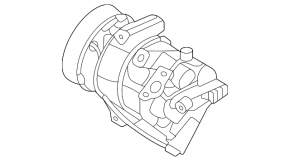 Kia Sorento 21-25 HEV, PHEV air conditioning compressor
