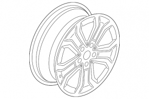 Wheel disk R17 x 7J Mercedes C-class W205 15-18 type 2