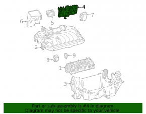 Distribution plate of battery Mercedes GLA 15-20