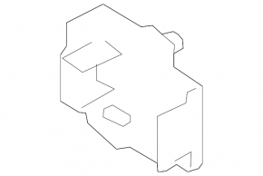 Lower right headlight mounting bracket for Mazda 6 18-21