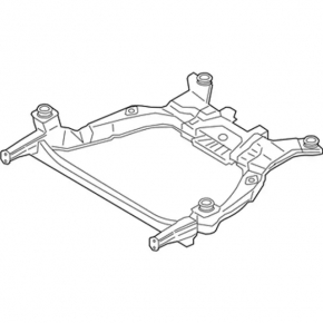 Lincoln MKZ 2017-20 2.0T Hybrid Front Subframe, Rusty