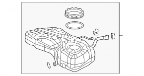 Honda CRV 12-16 Fuel Tank