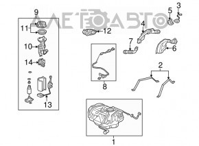 Fuel filler cap Honda CRZ 11-16
