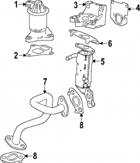 EGR valve Honda CRV 23-HEV