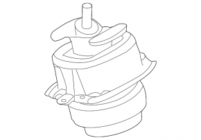 Left engine mount BMW X5 F15 14-18 N57N