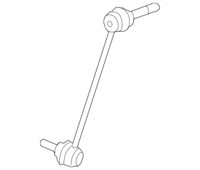 Front right stabilizer link for BMW X5 F15 14-18 with adaptive stabilization