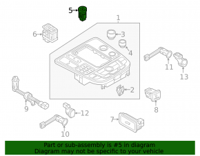 Start/stop button Audi A6 C7 12-18