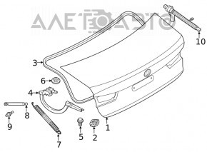 Trunk lid drive BMW 3 G20 19-