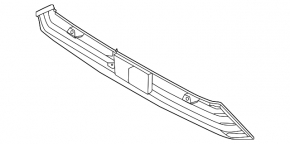 Nissan Murano z53 25-26 front bumper lower grille