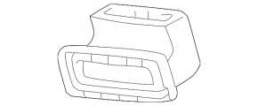Ventilation shield left Lexus RX300 98-03