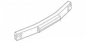 Nissan Murano z51 09-14 rear bumper reinforcement