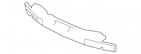 Front Bumper Absorber Kia Optima 16-18 prerest USA