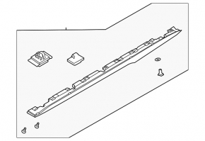 Right threshold Hyundai Elantra 21-26 N Line