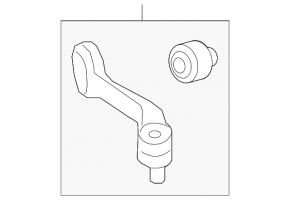 Upper control arm, front right, rear, Audi A4 B8 08-16